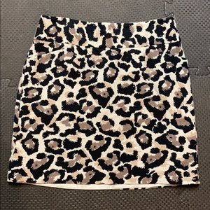 Leopard Mini Skirt